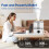 3L Air Humidifier Large Capacity Home Humidifier Mist Aroma Diffuser with Remote Control Timer for Bedroom EU Plug 6