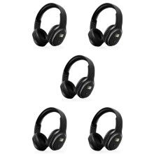 5X Tragbarer UKW Radio Kopfhörer, Kabelloses  Headset, UKW Radio, Walkman Zum Joggen, Mähen, Radfahren, UKW Empfänger