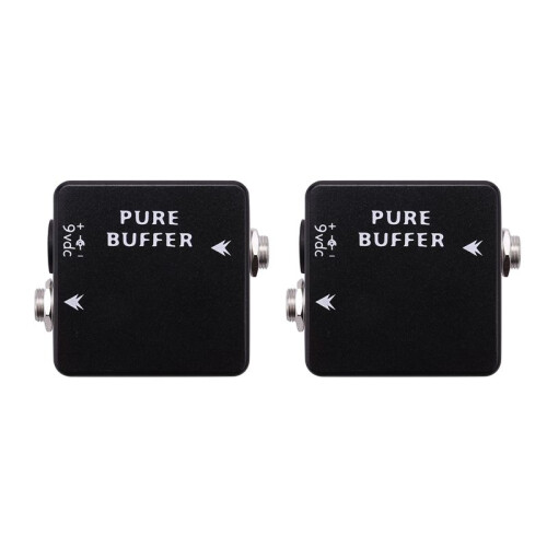 2X Mosky Pure Buffer Pedale per Chitarra Buffer per Chitarra A Pedale con Parti in Metallo E Accessori per Chitarra 1