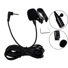 Voor Autoradio 3 Meter Professionele Auto-Audiomicrofoon 3,5 mm Clip-Jackplugmicrofoon Stereo Bekabelde Externe Microfoon