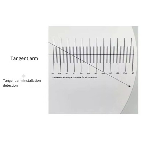 LP Vinyl Record Pickup Calibration Plate Distance Gauge Protractor Adjustment Tool for Turntable 1