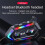 Motorcycle Helmet Headset  5.3 Voice Control Wireless Hands- Talking Waterproof Connecting 2 Phones Same 2