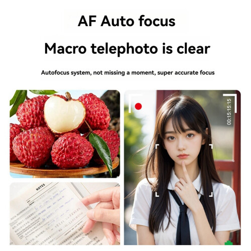 M08 Digital Camera Ccd Small Camera for Students Small Portable Retro Campus Card Machine Black Without 32G Memory Card 2