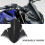 Motorcycle Front Windshield Metal Airflow Wind Deflector for  MT-09 MT09 2017-2020 2