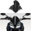 Motorcycle Front Windshield Metal Airflow Wind Deflector for  MT-09 MT09 2017-2020 3