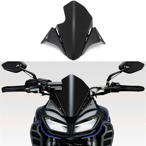 Motorcycle Front Windshield Metal Airflow Wind Deflector for  MT-09 MT09 2017-2020 2