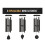 Wind Chimes for Outside, 3 Replaceable Wind Catchers, Wind Chime with Deep Tone,Large Windchime, Windchimes Outdoors 5