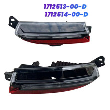 Car Rear Bumper Fog Light Reflector Lamp for Model 3 Highland 2023-2025 LED Taillight 1712514-00-D 171251400D R