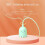 Interactive Cat Toy USB Cat Pet Silicone Automatically Rotates Mouse Tail.Kitten Teasing Stick Green 4