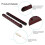 Support de Queue de Billard en Bois pour Queue de Billard avec Clips pour 8 Supports de Queues Rouge Vin 2