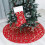 Saia para áRvore de Natal de 48 Polegadas com Capa Macia para DecoraçãO de Tapete de Floco de Neve e Saia para áRvore de Fazenda, Prata 3