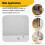 Rechargeable Motion Sensor Ceiling Light with Remote - Wireless Ceiling Lights Battery Operated Closet Light,3 Colors 4
