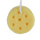 Yellow Round Bath Body Shower Soft Sponge w Hanging Loop 4