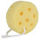 Yellow Round Bath Body Shower Soft Sponge w Hanging Loop 5