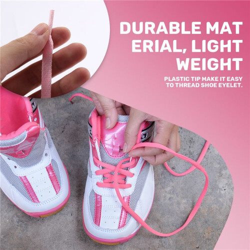44" Solid Flat Shoelaces Strings Laces for Sneaker