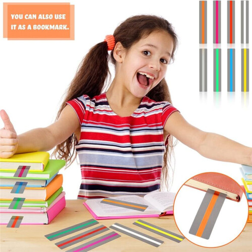 100 Pack Back to School Guided Reading Strips  Reader Highlight Strips Overlay Highlight Bookmarks Help for Student 1