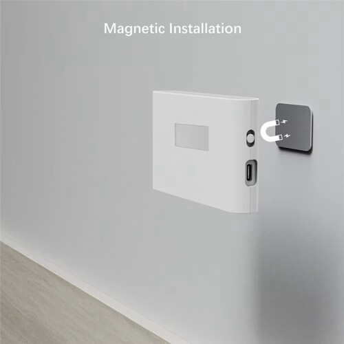Rechargeable LED Intelligent Sensor Night Light Motion Sensor Wall Light for Bedroom Corridor Cabinet Lighting 2Pcs 1