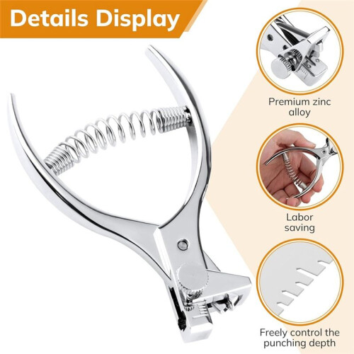 Pattern Notcher Tool for Fabric Sewing Pattern Pliers for Cloth Professional Hole Puncher Notcher Punching Pliers, 2mm 2