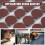 50 PCS 2 inch /50 mm 80 Grit Roll Lock Sanding Disc Abrasive Pads 6