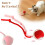 Interactive Cat Rolling  Super Drive Cat Rolling Balls with Bird Chirping Motion Activated Sensor Pet Kitten Teaser 9