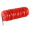 6 Inch Painting Roller with Handle Rubber Wood Pattern Graining Knurling Tool for Wall Decoration Red 7