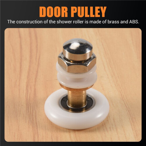 Shower Sliding Door Roller Runner Wheel 27mm Wheel Diameter 2