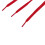 Lacets des Chaussures a plates rouge 7