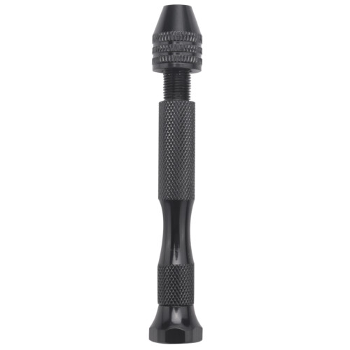 Aluminum Hand Drill With Keyless Chuck +10x Twist Drills Rotary Tools