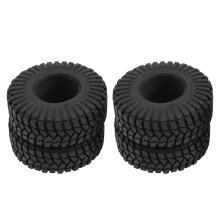 4PCS 110x39MM 1.9 Rubber Wheel Tires Tyre for 1/10 RC Crawler Car Axial SCX10 90046 SCX10 III AXI03007  TRX4 D90