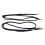 shiny flat 1 pair laces in shoe lace black 8