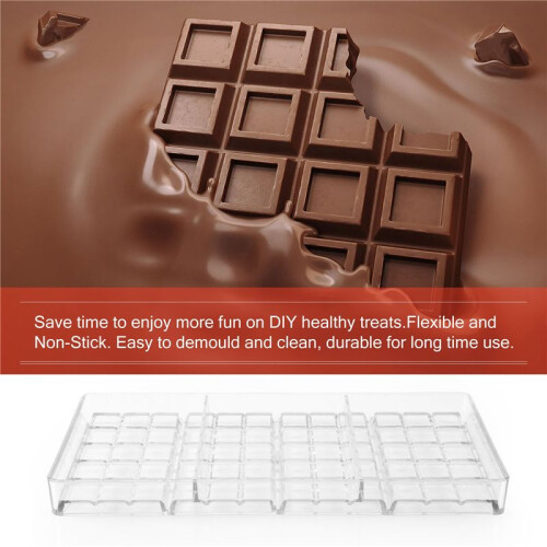 Chocolate Bar Maker Candy Mould Break Apart Chocolate Mould Chocolate Diy Bakery Tools 2