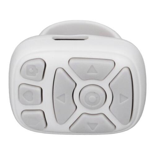 Wireless Bluetooth Remote Control Ring, 50mAh, White, IOS 15