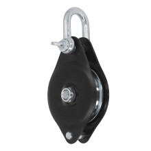 Blocco snatch a puleggia singola da 0,5 t, dimensioni 18090 mm