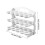 Egg Holder for Fridge - 3-Tier Egg Storage Organizer, Large Capacity Egg Rack for Refrigerator,Collapsible Egg Tray 6
