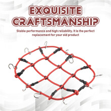 RC Car Parts Accessories Elastic Luggage Net for 1/12 MN D90 D99 MN99S,Red