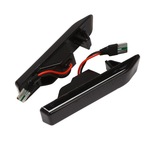 Car Dynamic  Blinkers Led Light Side  Sequential Lamp för  X5 E53 2000-2005 E36 1997 Rökt Svart