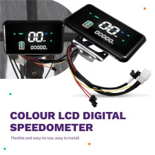 Velocímetro Digital LCD A Color de 48 V-72 V para Patinete Eléctrico, Bicicleta Eléctrica