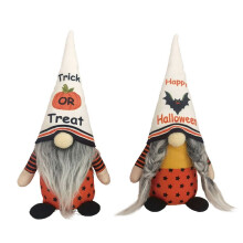 Halloween Decoraties Halloween Kabouters - Handgemaakte Kabouters Pluche Decor met Vleermuispompoen, Thuis Eettafel Kabouterornament