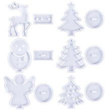 Adorável Molde de Silicone de Anjo Oco Arte de Natal Produtos Faça Você Mesmo Molde de Resina de Anjo Decoração para Casa