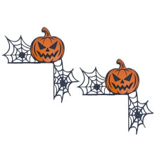 Halloween Dörrkarmsdekoration, Halloween Dörrhörnskylt, Dörrkarmsdekorationsstaty, A2