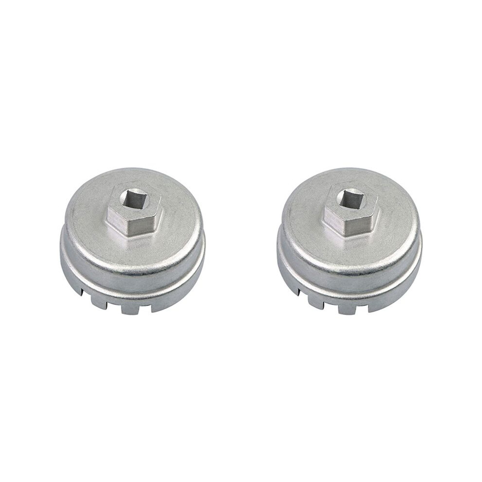 2X Oil Filter Wrench Oil Filter Cap Removal Tool 14 Flute For Prius Scion Ct200h For 1.8L 4 Cylinder Engine 6031441804395