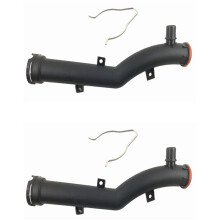 2X 9800661880 1351VF Engine Coolant Water Hose with Metal Clip Lock for C4 207 308
