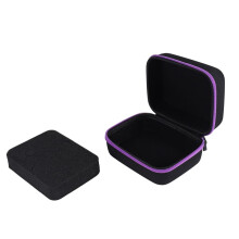 6 Farben ÄTherisches ÖL Huelle 30 Flaschen 10 Ml ParfüM öL ÄTherisches ÖL Box Reise Tragbare Trage Halter Nagel Lack Aufbewahrung Tasche Lila