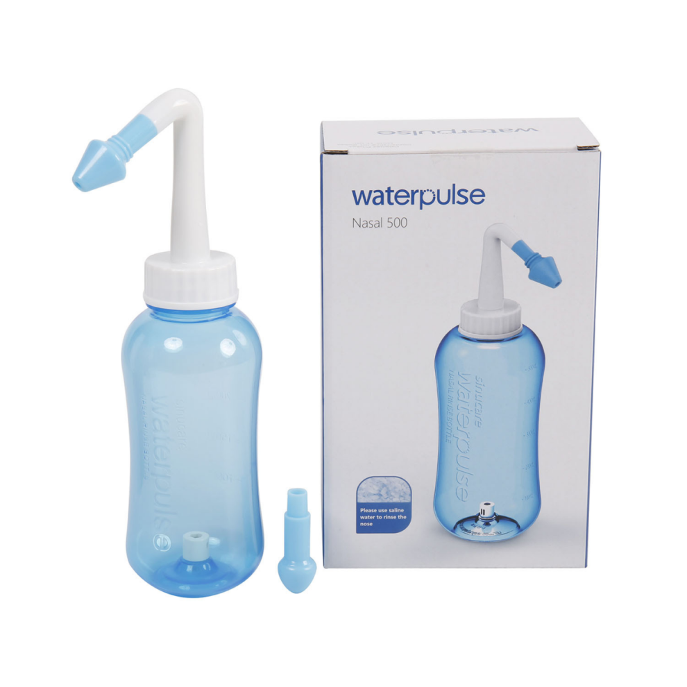 Nasal Rinse, Sinus Kit For Adults And Children - 300Ml Neti Pot Nasal Irrigator Bottle - Blue