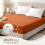 Imperial Rooms (Rust, King (152 x 200 cm)) Fitted Sheet Bed Sheets Extra Deep 25CM Single Double King Sizes 2