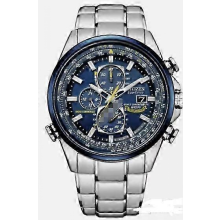 NEW Luxury  Eco-Drive Watch - Men's World Chronograph