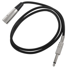 XLR 3-Pins Stekker Naar 6,35 mm 1/4 Inch Mannelijke Mono-Jackplugkabel 1 Meter (Circa 3,3 Voet)