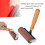 Brayer Soft Flexible Sturdy Elastic Rubber Roller for Printmaking Scrapbooks,Rubber Roller, Ink Roller(15cm) 7