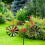Red Vintage Bicycle Wind Spinner Iron Stake 20