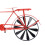 Iron Bicycle Wind Spinner Red Garden Decor 12